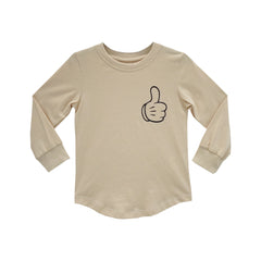 GOOD TIMES BOYS LONG SLEEVE BEIGE